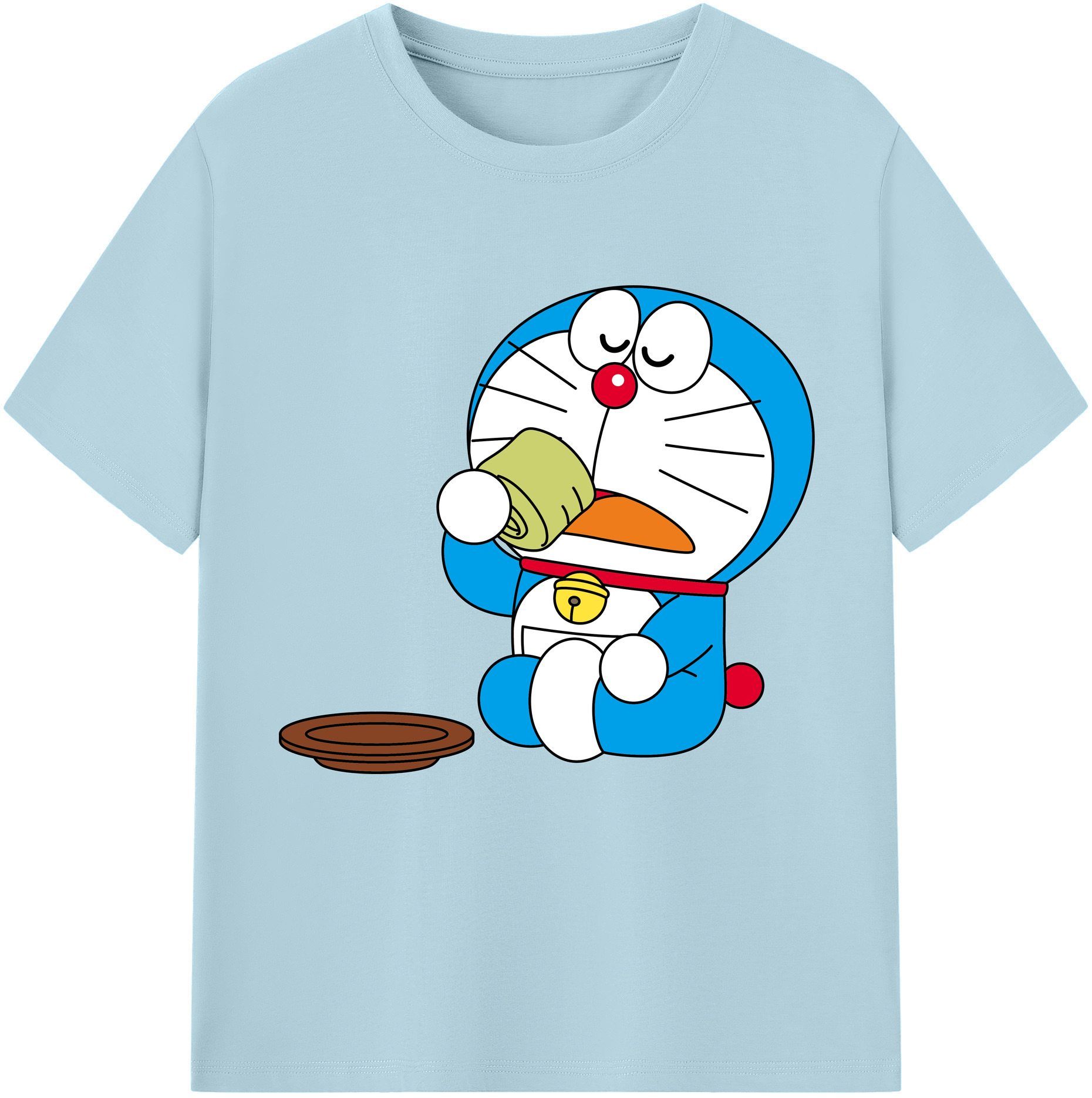 （画像用） ドラえもん Doraemon 綿100％半袖Tシャツ（フロントプリント）